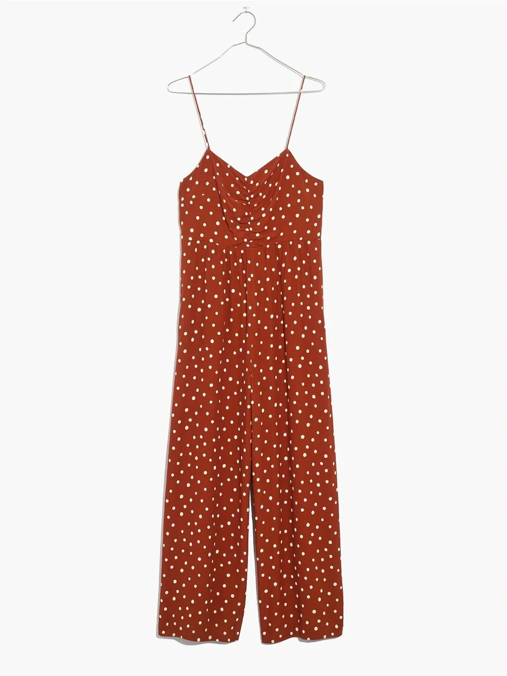 Madewell Ruched Wide-Leg Jumpsuit - Women Size 4 - Picture 5 of 9